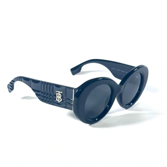 Burberry B 4370 U 3001/87 Margot Black Dark Grey 49mm Women's Sunglasses BE4370 - Picture 2 of 8